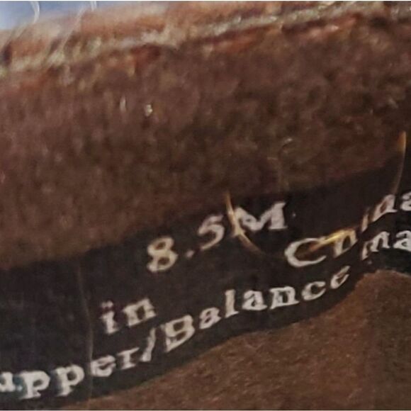 Clarks Brown Leather Bendable Clogs - Picture 5 of 5